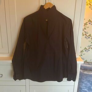 Sarah Alexandra Signature Shirt in Noir (size 12)